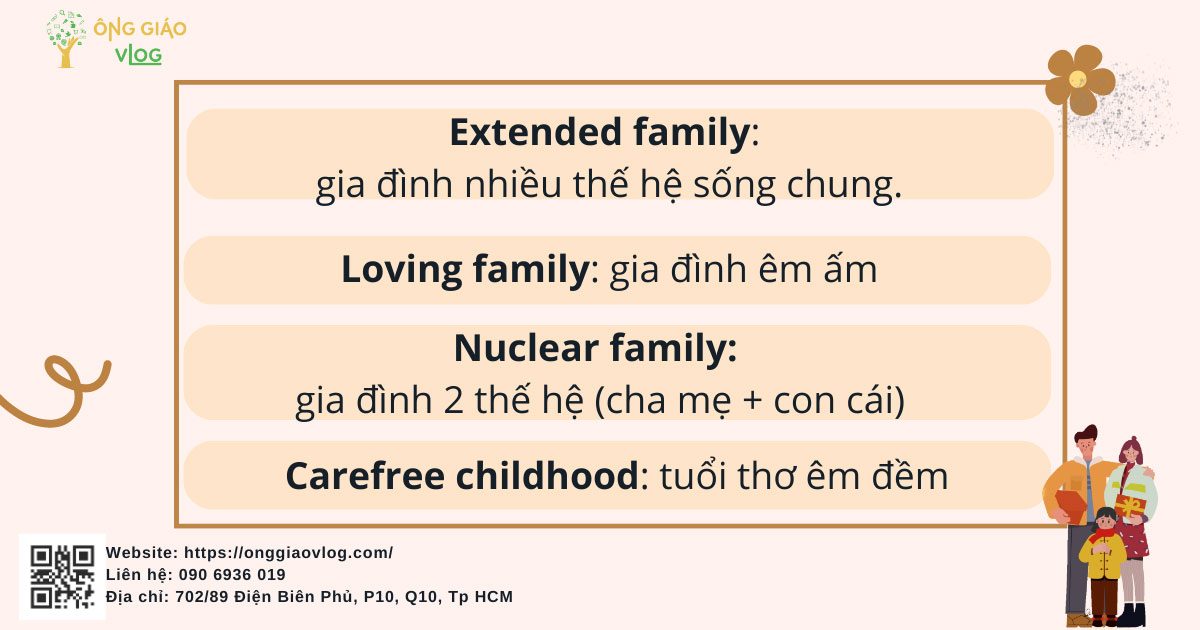 Cụm từ hay chủ đề gia đình