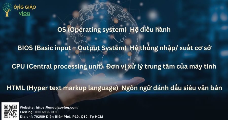 Các thuật ngữ viết tắt về công nghệ