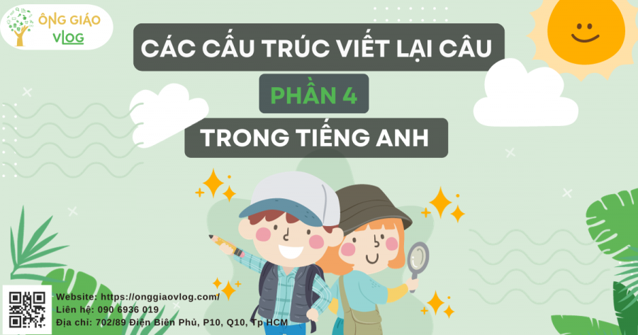 Các Cấu Trúc VIết Lại Câu Trong Tiếng Anh (Phần 4)