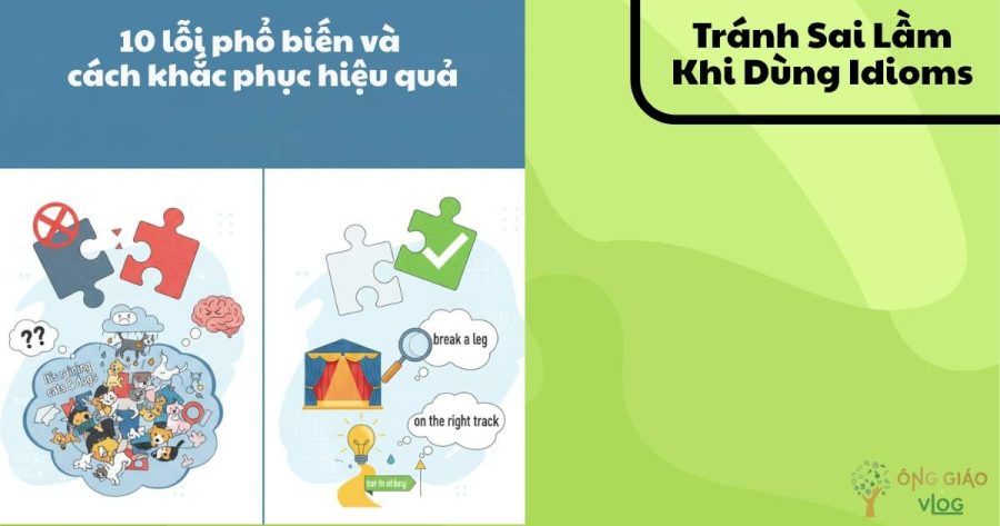 Tranh Sai Lam Dung Idioms